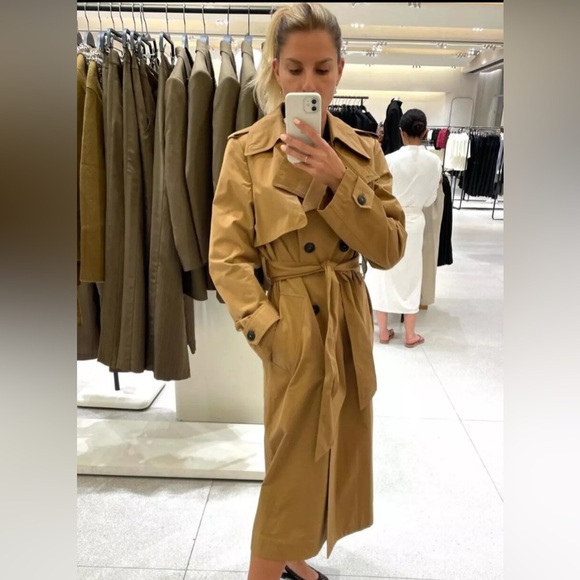 🔥🔥Zara Water Repellent trench coat(oversized) - Picture 13 of 13